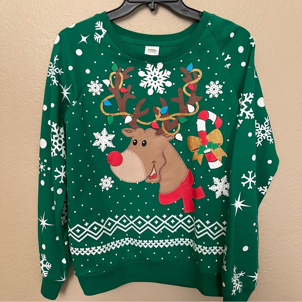 Ugly Christmas Sweater Sweatshirt- Small